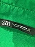 Zara Green 3/4 Sleeve Button-Down Shirt Size XS - photo 7