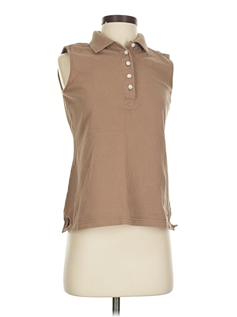 Pre-owned Izod Sleeveless T-shirt In Brown
