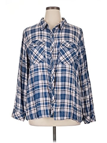 Meri Skye Long Sleeve Button-Down Shirt (view 1)