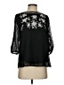 Polagram 100% Polyester Black 3/4 Sleeve Blouse Size S - photo 1