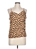 A New Day 100% Rayon Tan Sleeveless Top Size L - photo 1