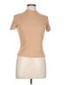 Shein Tan Short Sleeve Turtleneck Size L - photo 1