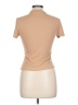Shein Tan Short Sleeve Turtleneck Size L - photo 2