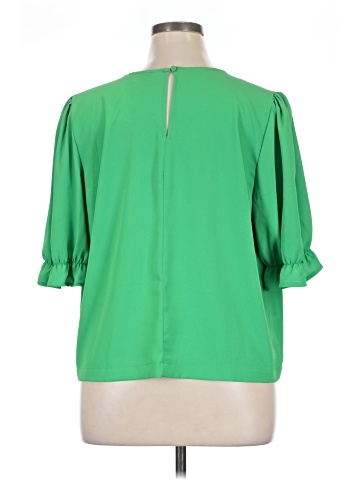 Marled by Reunited Short Sleeve Blouse (view 2)