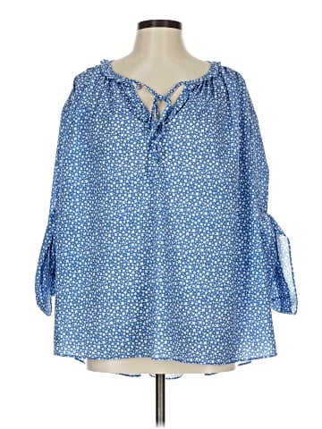 W by Worth 3/4 Sleeve Blouse (view 1)
