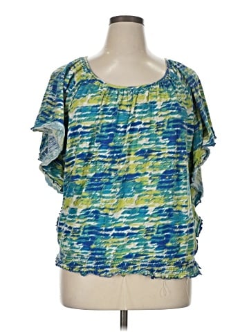 Kim Rogers Short Sleeve Blouse (view 1)