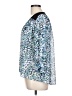 Guess 100% Polyester Blue 3/4 Sleeve Blouse Size L - photo 5