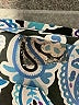 Unbranded Paisley Blue 3/4 Sleeve Blouse Size S - photo 7
