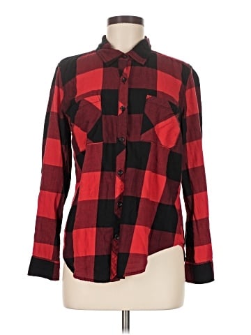 Faded Glory Long Sleeve Button-Down Shirt (view 1)