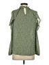 Sweet Rain 100% Polyester Green Long Sleeve Blouse Size S - photo 2