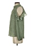 Sweet Rain 100% Polyester Green Long Sleeve Blouse Size S - photo 5
