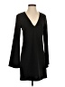 H&M Solid Black Casual Dress Size XS - photo 1