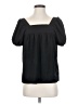 Madewell 100% Polyester Black Short Sleeve Blouse Size XS - photo 1