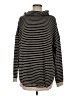 Unbranded 100% Polyester Stripes Black Turtleneck Sweater Size M - photo 1