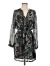 Charlie Jade 100% Polyester Paisley Gray Casual Dress Size M - photo 1