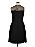 DressBarn 100% Polyester Graphic Black Cocktail Dress Size 14 - photo 2