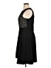 DressBarn 100% Polyester Graphic Black Cocktail Dress Size 14 - photo 5