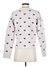 Splendid Hearts Silver Pullover Sweater Size XS - photo 2