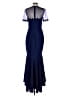 JS Collections Blue Cocktail Dress Size 4 - photo 2