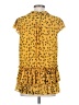 Unbranded 100% Polyester Yellow Short Sleeve Blouse Size S - photo 2