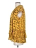 Unbranded 100% Polyester Yellow Short Sleeve Blouse Size S - photo 5
