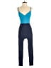 Assorted Brands Color Block Blue Jumpsuit Size L - photo 1