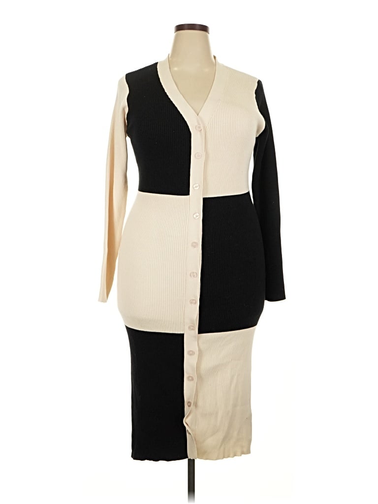 Pre-owned Eloquii Cardigan Sweater In White