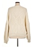 grey BANDIT 100% Acrylic Solid Ivory Pullover Sweater Size XL - photo 2