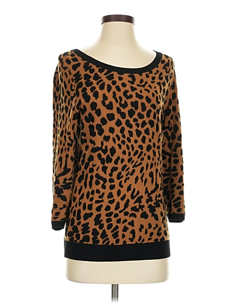 Pre-owned Talbots Pullover Sweater In Brown