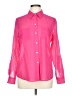 Foxcroft Polka Dots Pink Long Sleeve Blouse Size 10 - photo 1