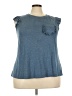 Emery Rose Blue Sleeveless Top Size 3X - photo 1