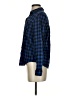 SO 100% Cotton Plaid Blue Long Sleeve Button-Down Shirt Size S - photo 5