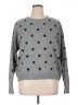 Unbranded 100% Acrylic Polka Dots Gray Pullover Sweater Size XL - photo 1