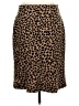 Ann Taylor Animal Print Brown Casual Skirt Size 6 - photo 2