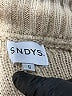 SNDYS. 100% Acrylic Tan Turtleneck Sweater Size S - photo 7