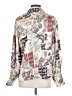Fate 100% Polyester Paisley Ivory 3/4 Sleeve Blouse Size S - photo 2
