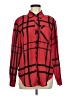 Assorted Brands Plaid Red Long Sleeve Blouse Size M - photo 1