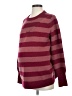 Hatch Stripes Burgundy Wool Sweater Size XS Maternity (0) - photo 1