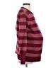 Hatch Stripes Burgundy Wool Sweater Size XS Maternity (0) - photo 4
