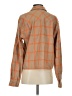 Standard Cloth Plaid Orange Long Sleeve Button-Down Shirt Size S - photo 2