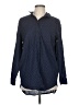 GOODTHREADS Polka Dots Blue Long Sleeve Blouse Size M - photo 1