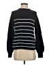 Lilla P Stripes Black Turtleneck Sweater Size S - photo 1