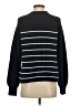 Lilla P Stripes Black Turtleneck Sweater Size S - photo 2