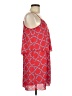 Newbury Kustom 100% Polyester Print Red Casual Dress Size M - photo 4