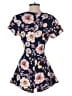 Unbranded Floral Blue Romper Size XS - photo 2