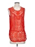 Tiny Red Sleeveless Blouse Size S - photo 1