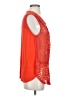Tiny Red Sleeveless Blouse Size S - photo 4