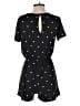 French Grey Polka Dots Black Romper Size S - photo 2