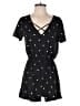 French Grey Polka Dots Black Romper Size S - photo 1