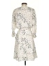 Habitual Animal Print Ivory Cocktail Dress Size XS (0) - photo 2